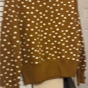 Madewell Brown Polka Dot Sweater